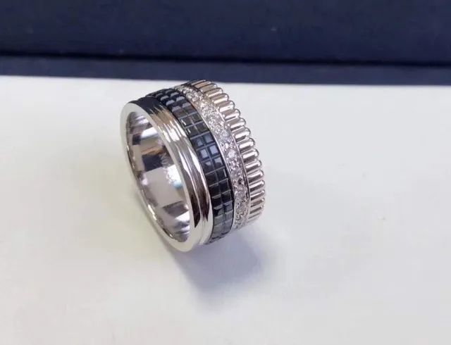 Anel aliança Boucheron banho de ouro 18k