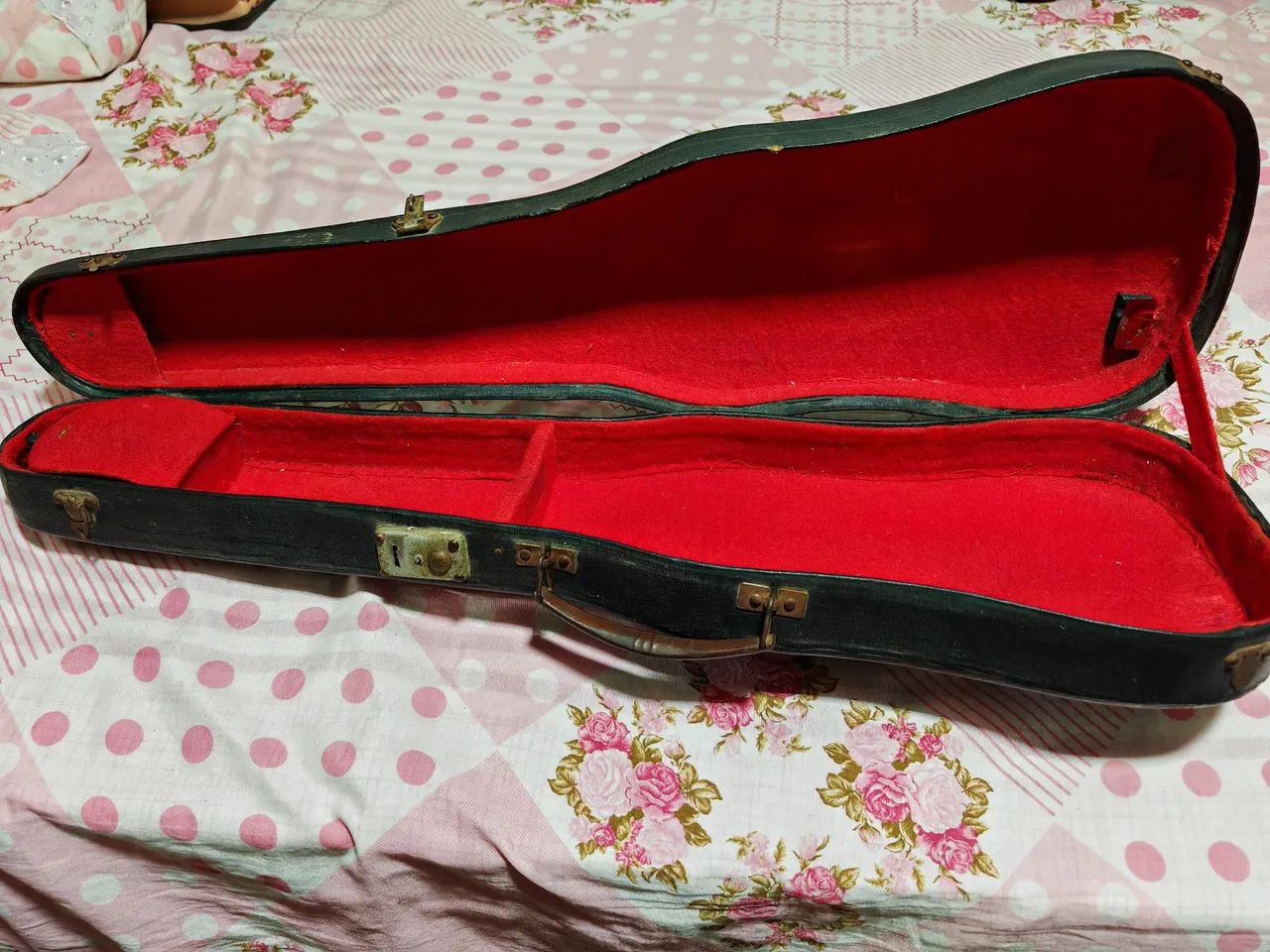 Estojo/case antigo para violino  - Foto 2