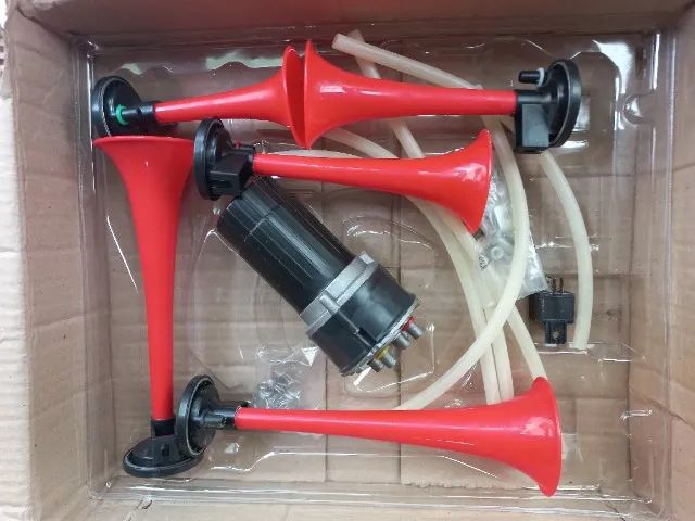 Buzina Musical 5 Cornetas La Cucaracha 12v. - Foto 3