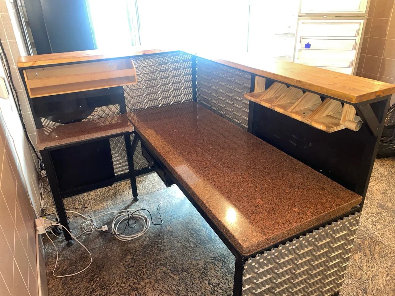 Balcão de atendimento comércio caixa - Foto 4