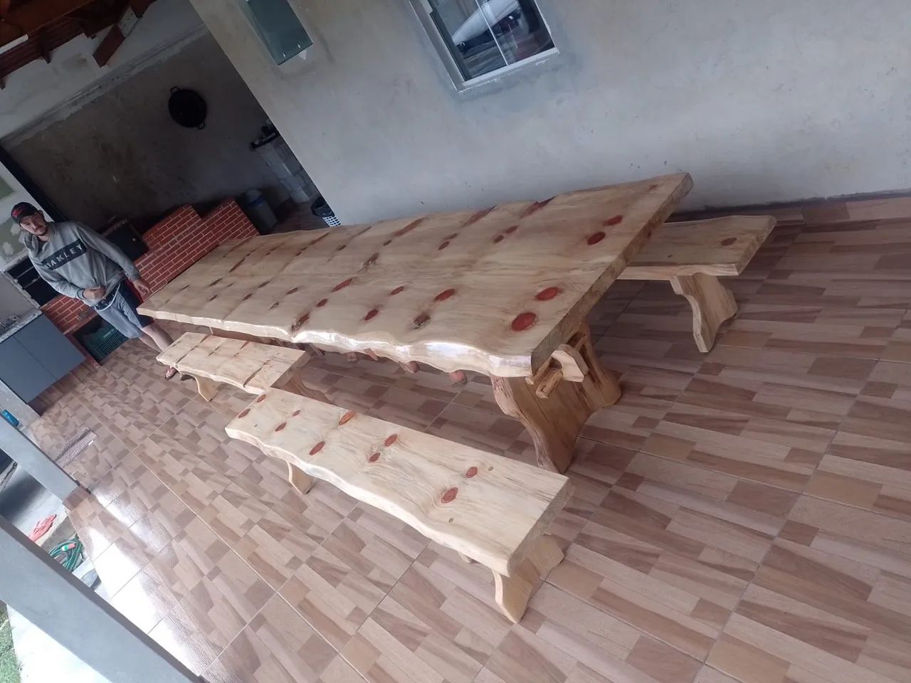 Mesa de pinheiro  - Foto 3