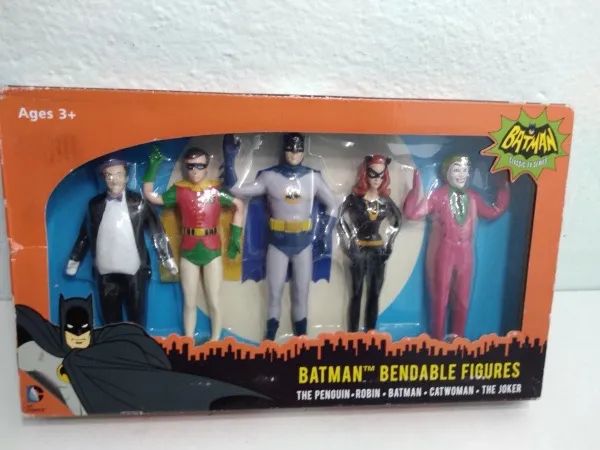 Batman Classic TV Series Bendable Figures 