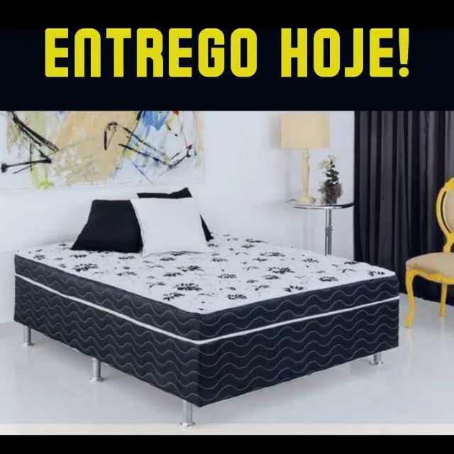 Cama Box Casal 138x188cm - Receba Hoje