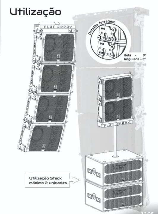 Sistema de Som Flat Array dB Acoustic64308568527363122