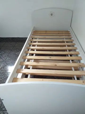 Bicama solteiro madeira tok stok 95x1.96  - Foto 4