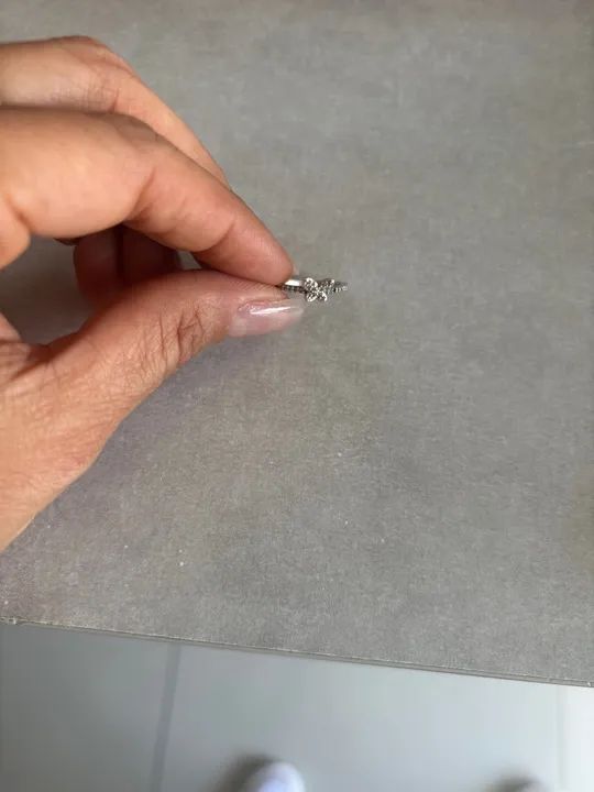 Anel de borboleta com zircônias PRATA - Foto 4