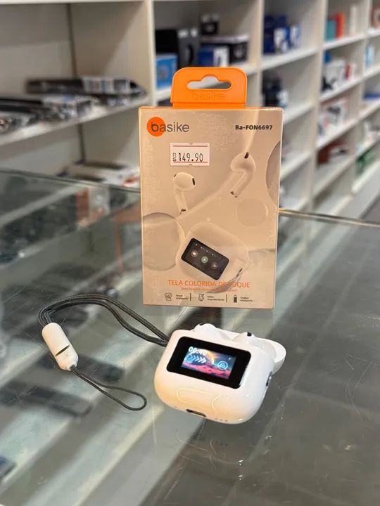 Fone de Ouvido Bluetooth com Tela LCD Touch - Foto 4