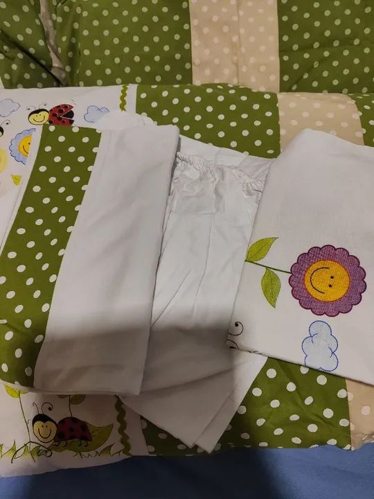 Kit berço tema Jardim Poa Verde - Foto 3