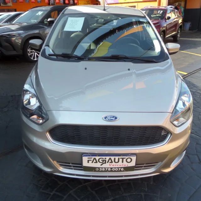 Ford KÁ SE Hacth 1.0 Flex 2015 Completo, Airbag, Abs, Som, Alarme, U.dono, Prata - Foto 2