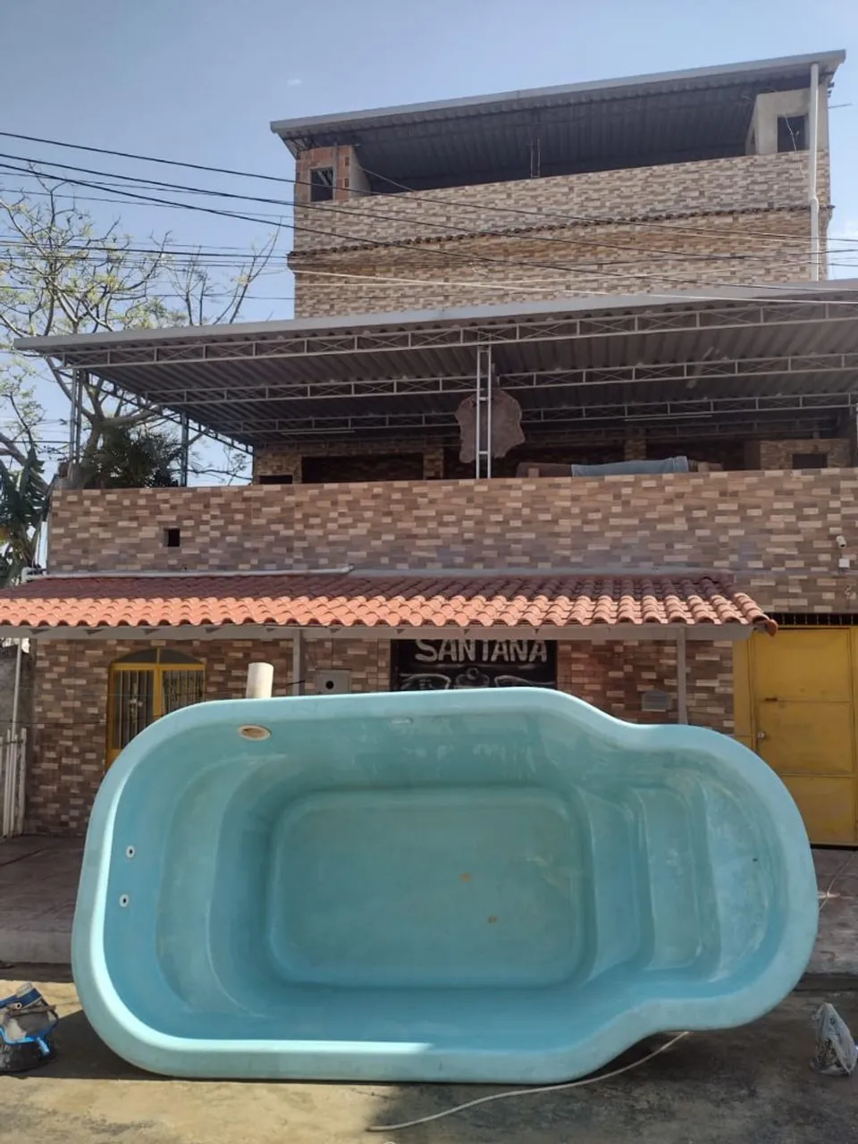 Piscina completa. Pronta pra uso