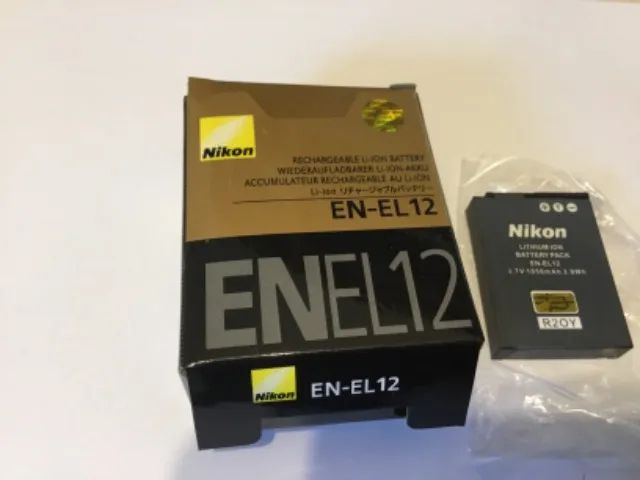 Bateria Compatível En-El12 Para Câmeras Nikon Coolpix S610 S9500 S630 Aw110 A900 Aw120 130 - Foto 2