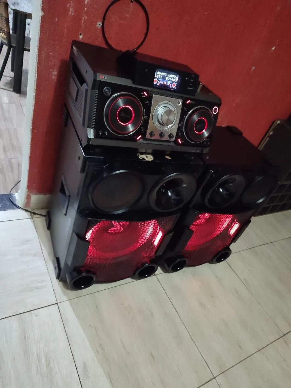 Mini System LG Xboom com LED - Foto 2