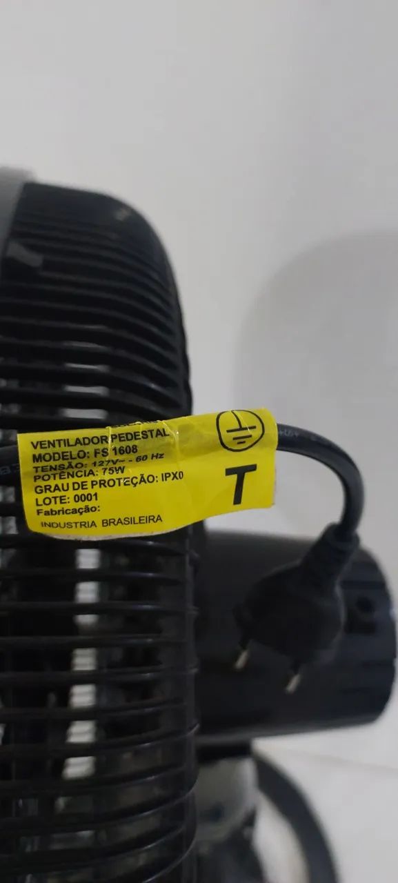 Ventilador Pedestal 75w Tyf 127V 6 hélices - Foto 4
