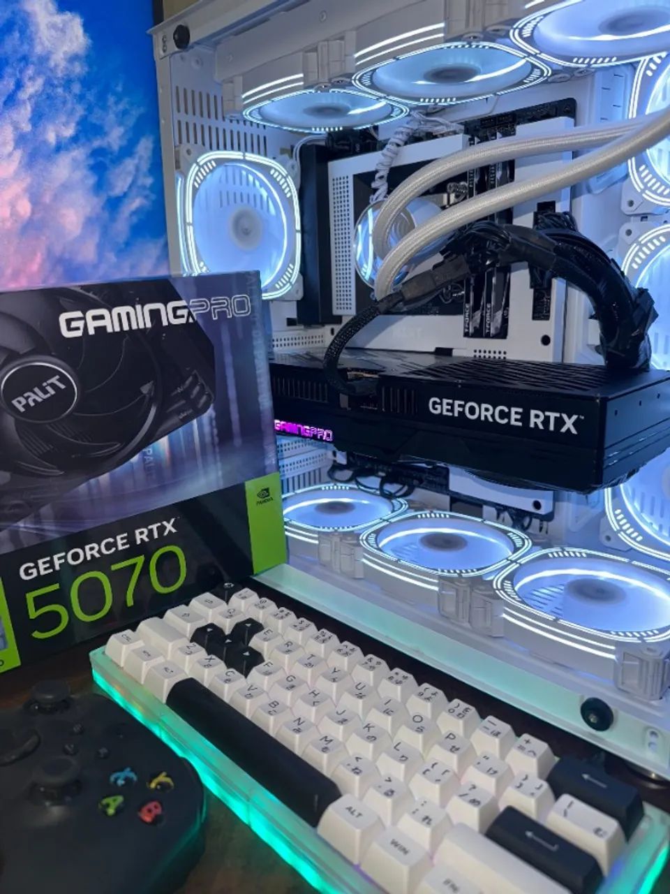 PLACA DE VÍDEO RTX 5070 GAMING PRO - PALIT - GDDR7 - Na caixa - lançamento 