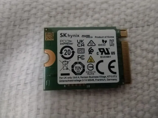 Ssd Nvme M.2 2280 Sk Hynix 128gb Modelo Hfm128gd3gx013n BA
