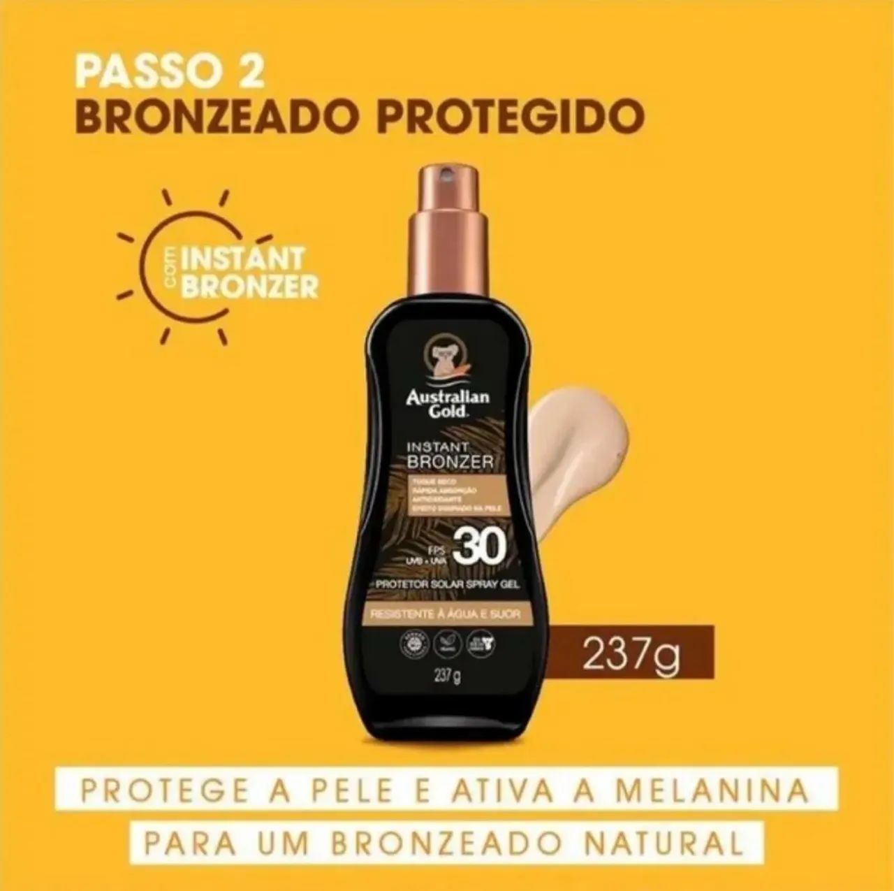 Protetor Solar Bronzeador Australian Gold  FPS30 237g  - Foto 2