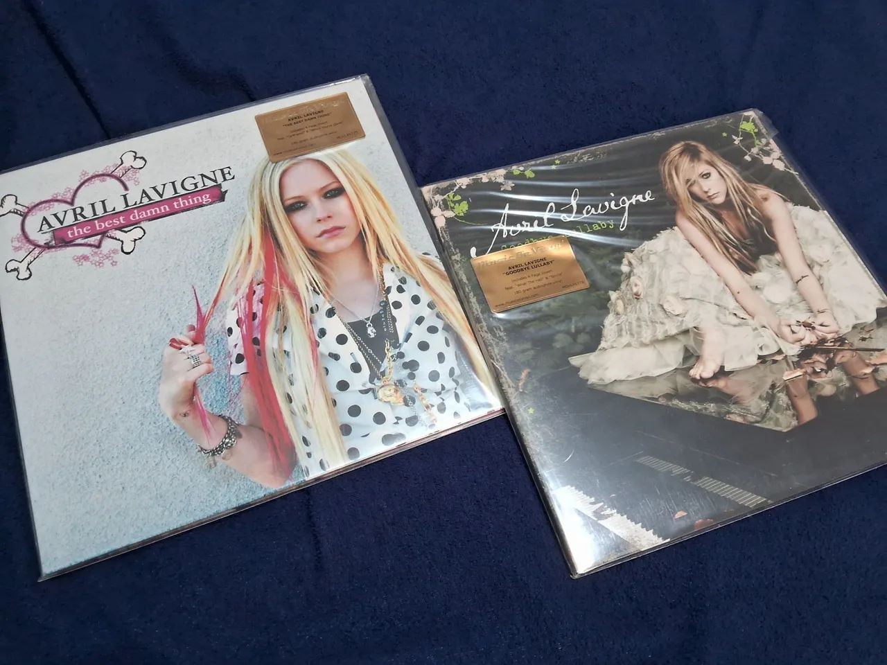 Vinis LPs discos Goodbye Lullaby<br>e The best damn thing Avril Lavigne Novos
