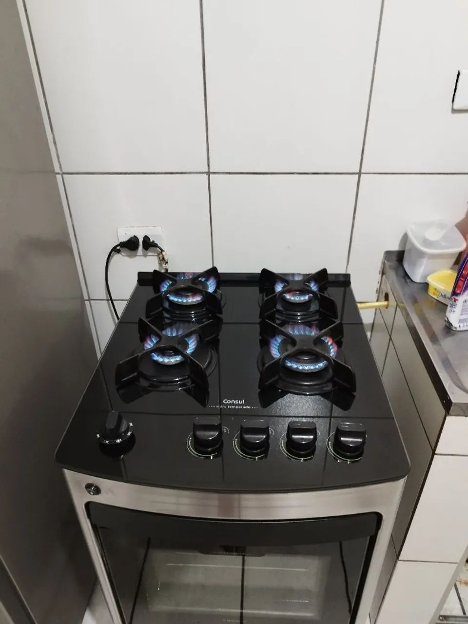 Fogão Consul - 4 Bocas - Inox - Foto 2