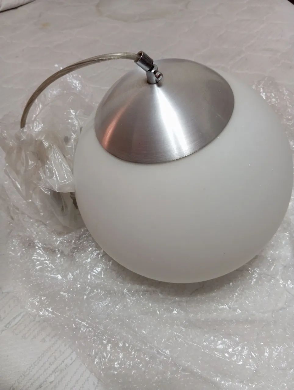 Lustre Pendente Moderno com Globo de Vidro - Foto 3