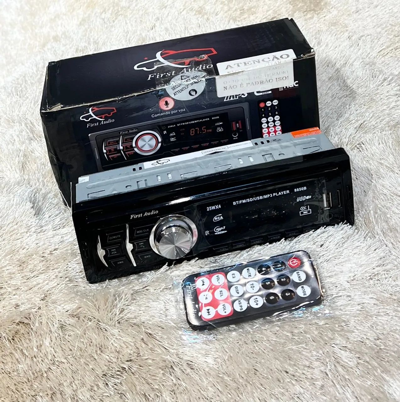 Rádio Automotivo com Bluetooth, 2 USB e Entrada para Pen Drive - Foto 2