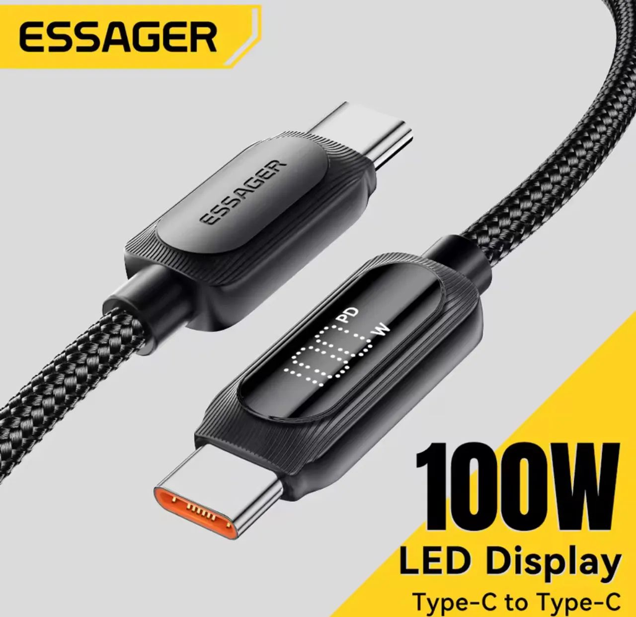 Cabo USB C 3 metros Pd 100w MacBook iPhone Samsung  - Foto 4