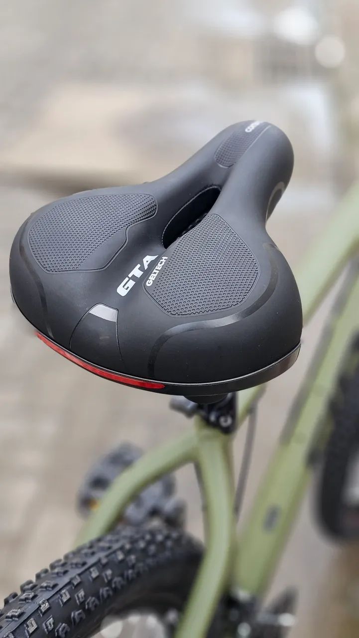 Bicicleta Aro 29 MTB Alumínio com Cabeamento Interno SOMOS LOJA 12x R$ 124,99 - Foto 3