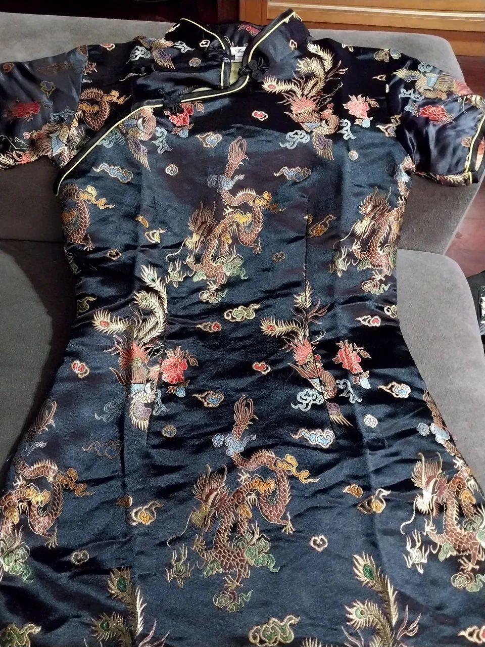 Vestido Chinês Bordado  - Foto 2