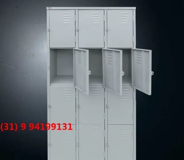 Roupeiro Escaninho para Funcionários 12 Portas Novo Frete Gratis - Foto 3