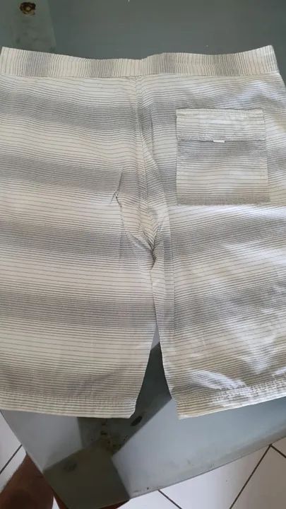 Bermuda Casual masculina, 100% Algodão, NOVA! - Foto 5