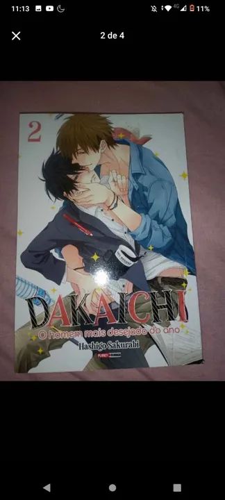 Mangá Dakaretai Otoko vols 1,2,3 e 4. - Foto 2