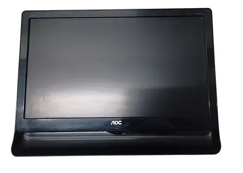 Monitor Led Aoc 18,5 Polegadas E966sw Sem Base Risco Tela Preto - Foto 2