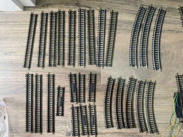 Kit de Trilhos HO - Ferromodelismo - (vendo todos os trilhos) (Usados/Conservados)