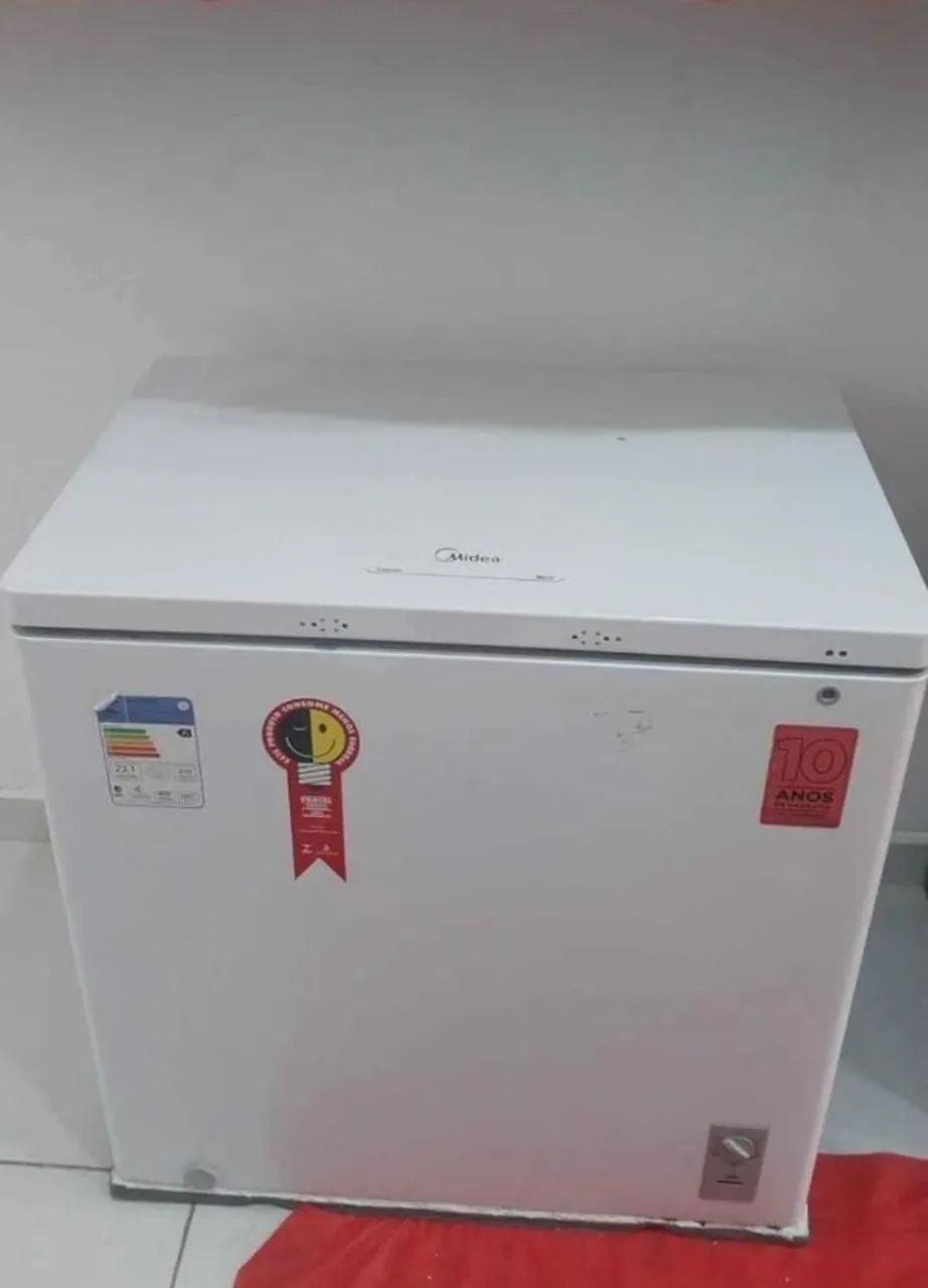 Freezer horizontal midea 127v 205 litros - Geladeiras e Freezers