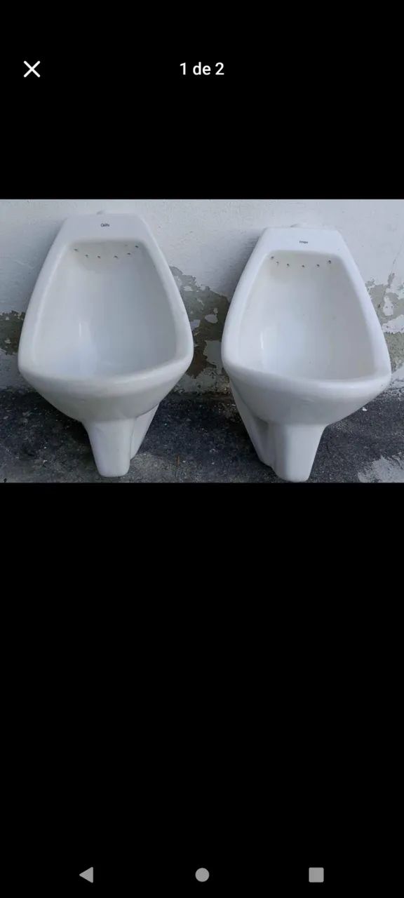 Mictórios em cerâmica ótimo estado