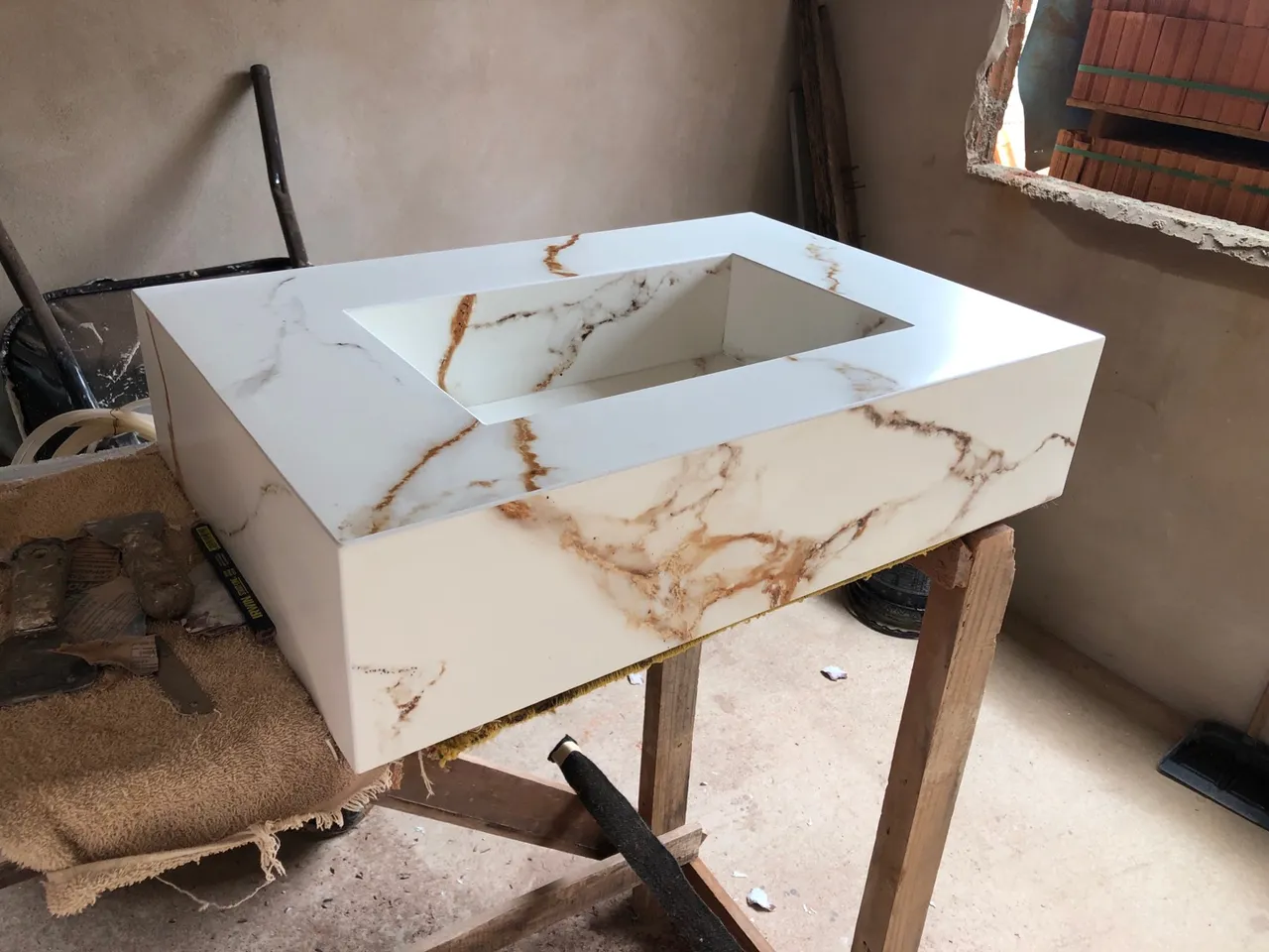 Cuba de porcelanato