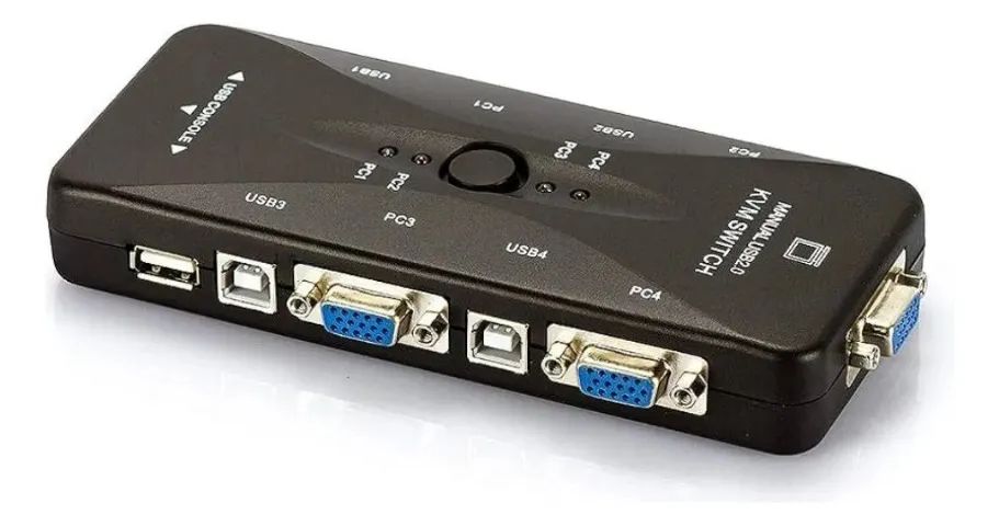 Switch Kvm Usb 4 Portas Vga - Kvm41ua - Usb 2.0 4354 - Foto 3