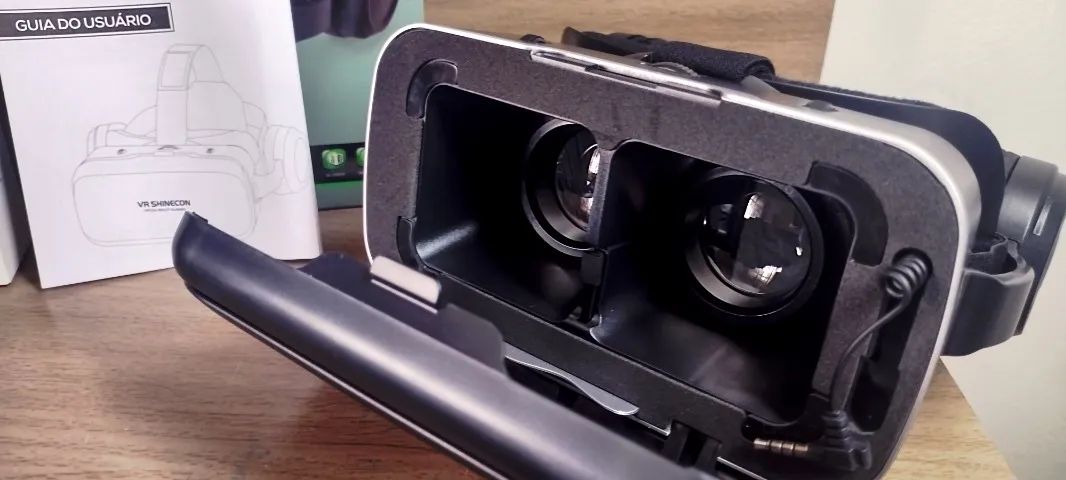 Óculos VR para Celular c/ fones e controle - Foto 3