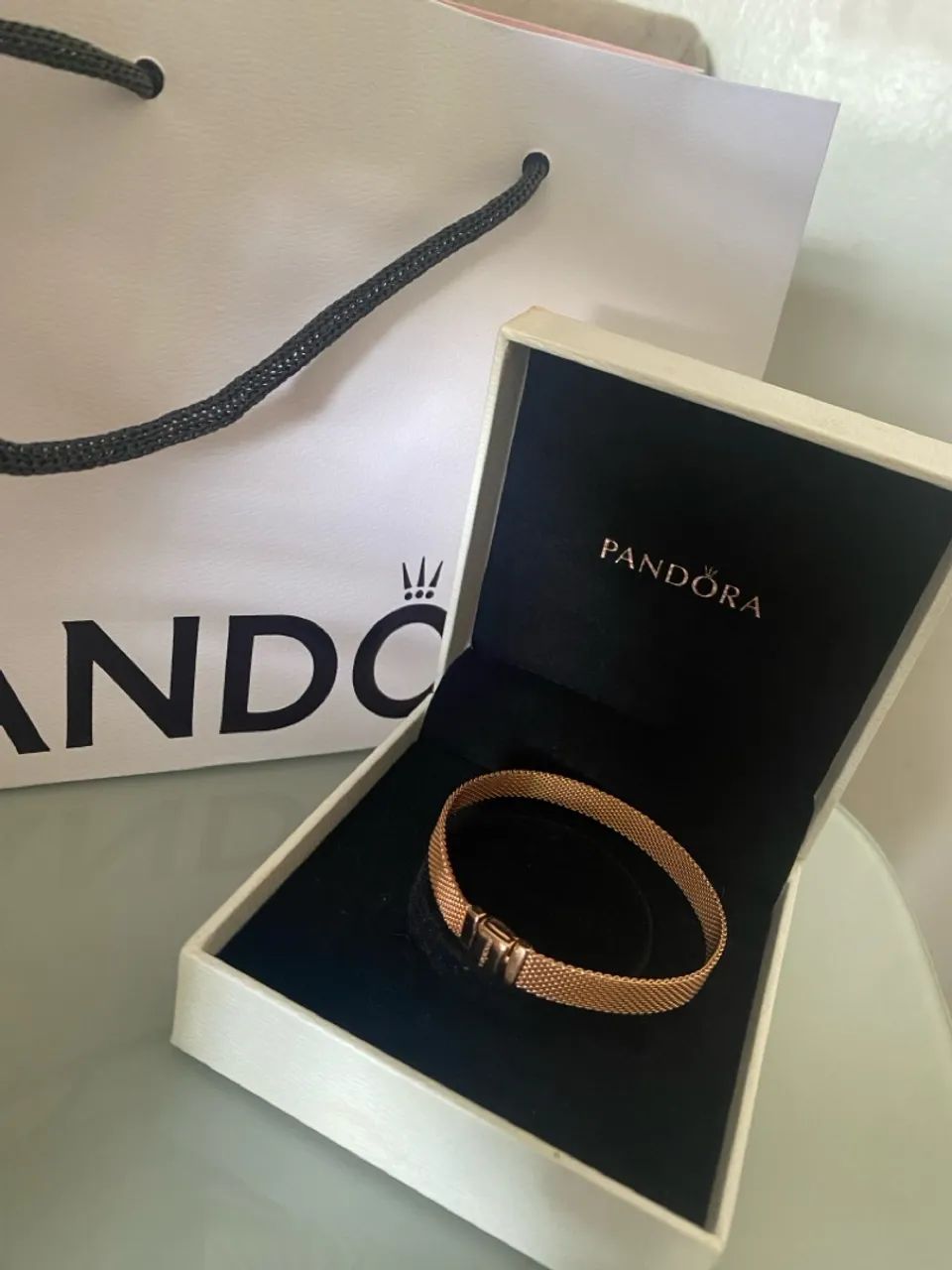 Pulseira Pandora Ouro Rose 