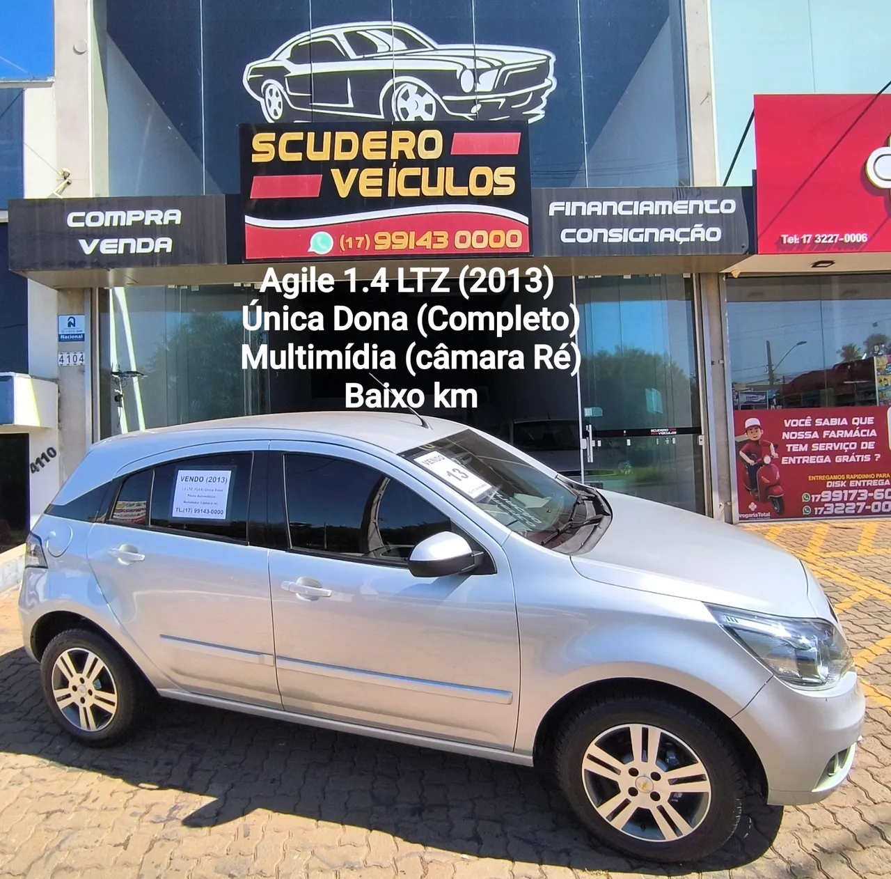 Agile 1.4 LTZ (2013) Única Dona (multimídia) Pneus Novos