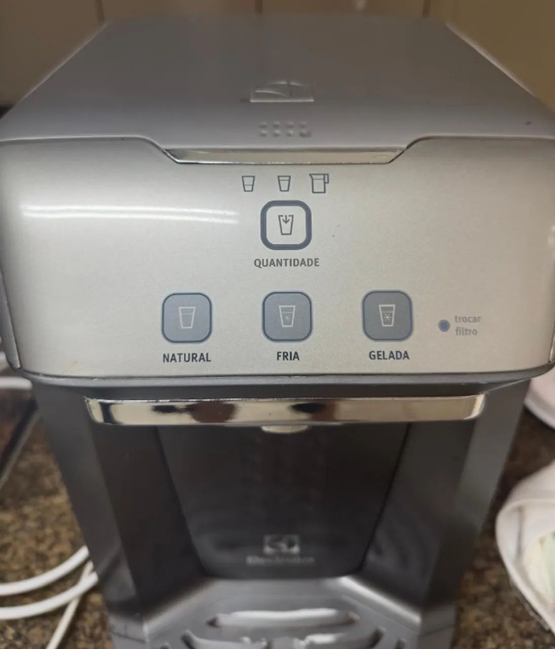 Purificador Electrolux Eletrônico c/ Painel Digital e Filtro Luz UV Bivolt Cinza - Foto 3
