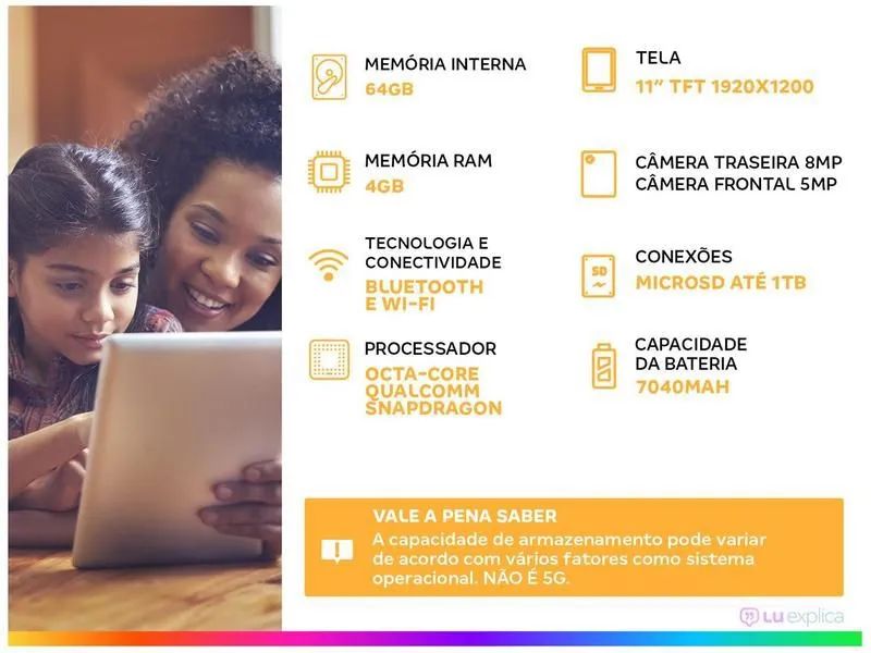 Galaxy Tab A9+ - Novo - Tela grande! - Foto 2