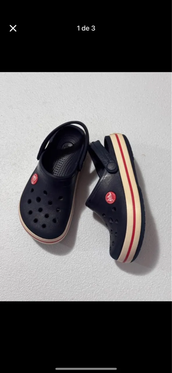 Crocs Infantil - Azul com Detalhes