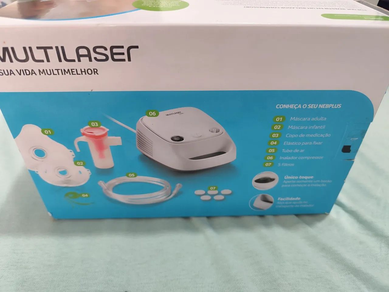 Inalador Multilaser novo - Foto 5