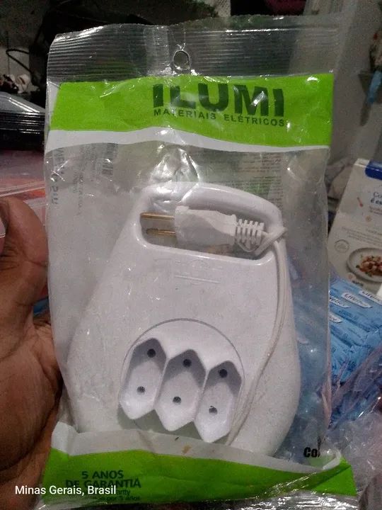 Extensão de 5 metros Tripla Ilumi 