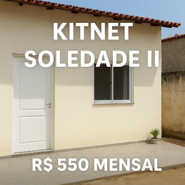 Aluguel de kitnet no Soledade 2 - Ótima localização e preço acessível