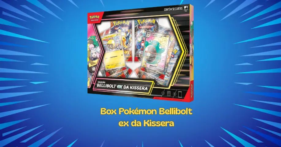 Box Pokémon Coleção Bellibolt ex da Kissera