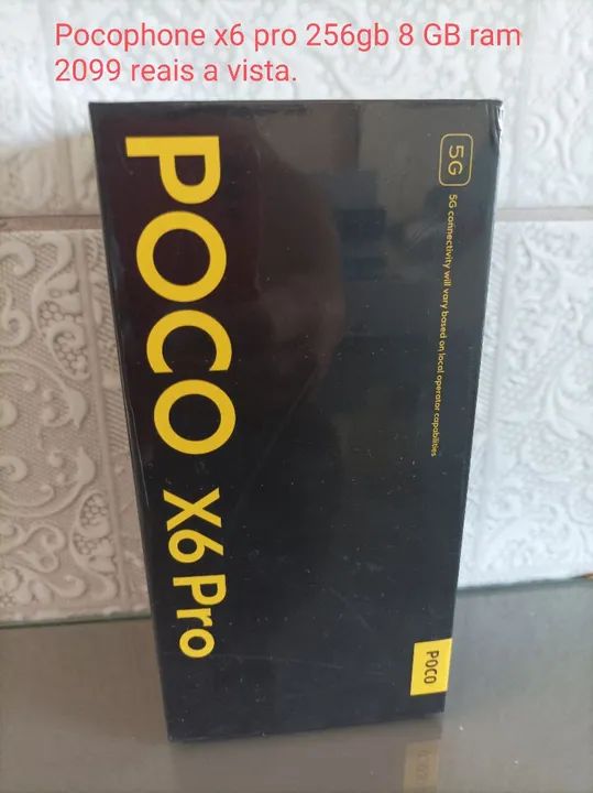 Pocophone x6 pro 256gb 8gb ram