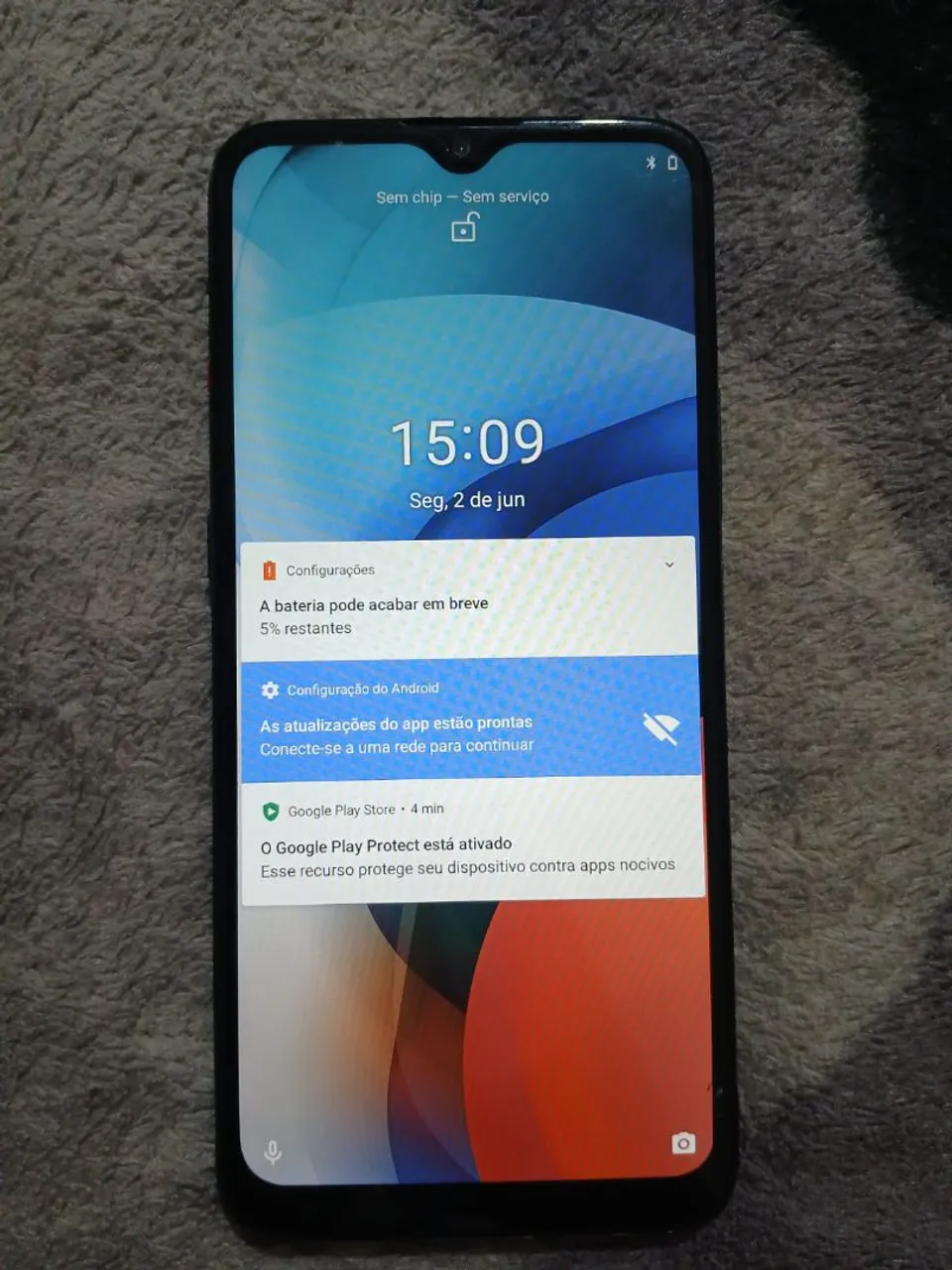 Vendendo esse celular Moto e7 sem queima vela pfv