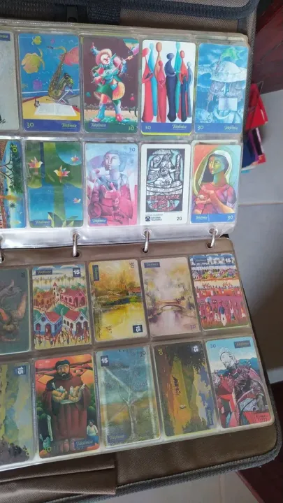 Coleção de Cartões de Telefone