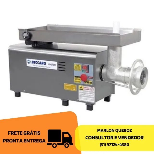 Moedor de Carne Boca 22 Beccaro Inox 